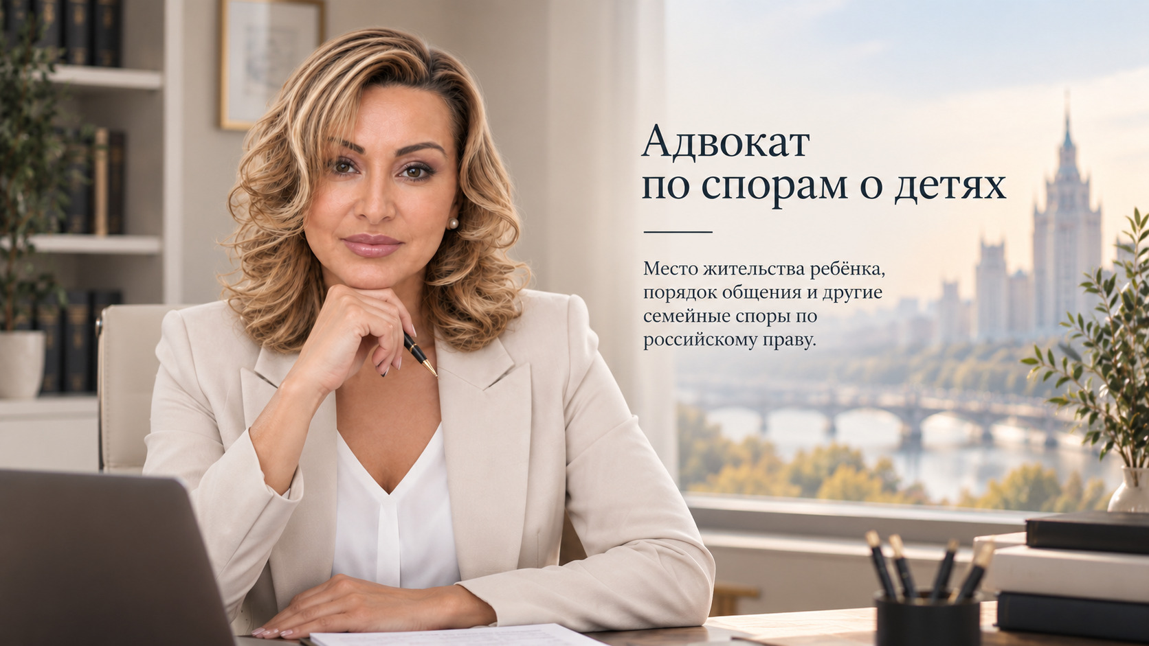 Адвокат по спорам о детях Ольга Сверчкова на консультации