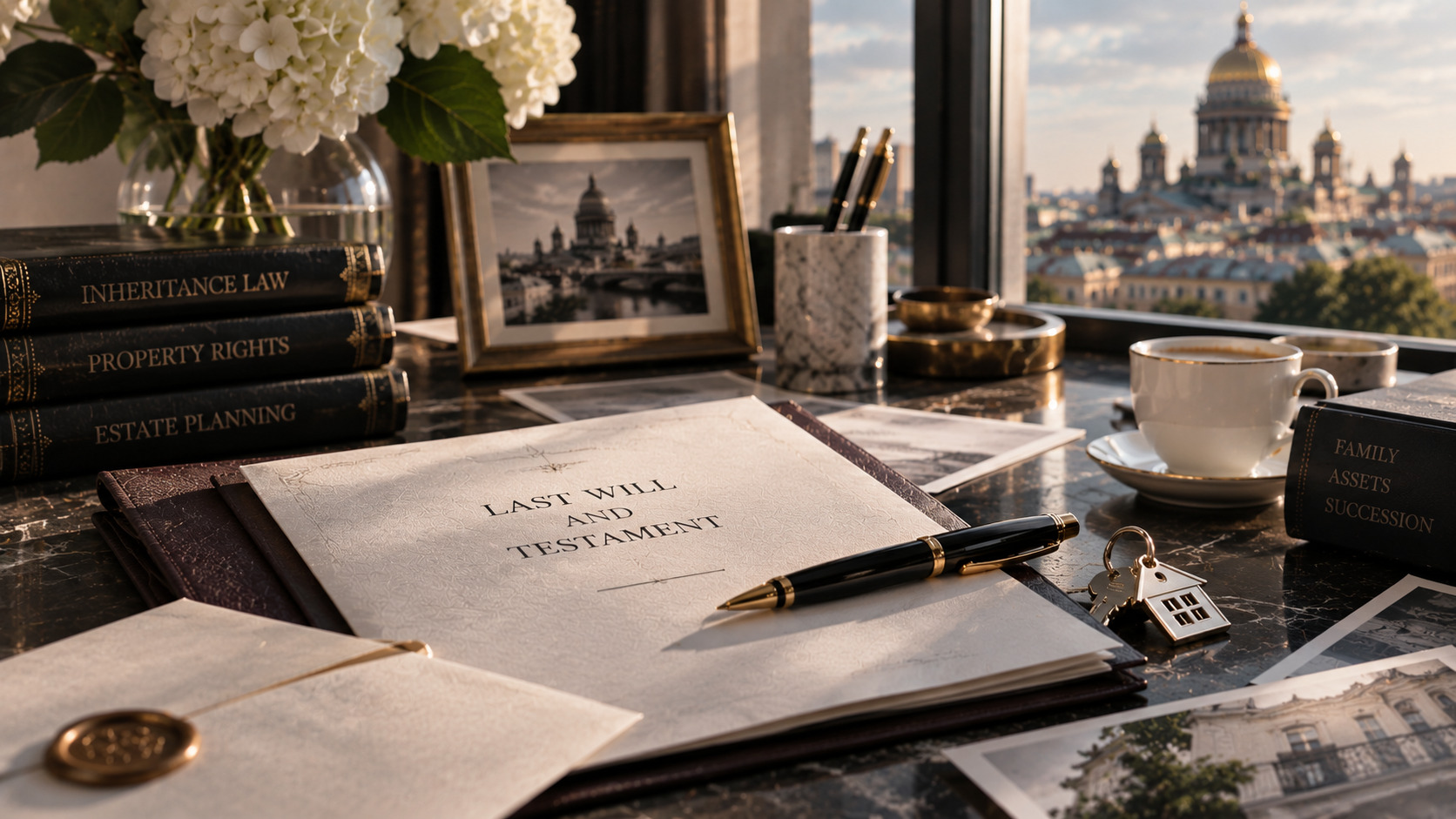 Inheritance dispute documents and will reviewed under Russian law
